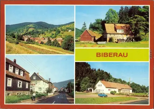 Biberau- Schleusegrund Rote Mühle OT Tellerhammer FDGB-Erholungsheim  1982