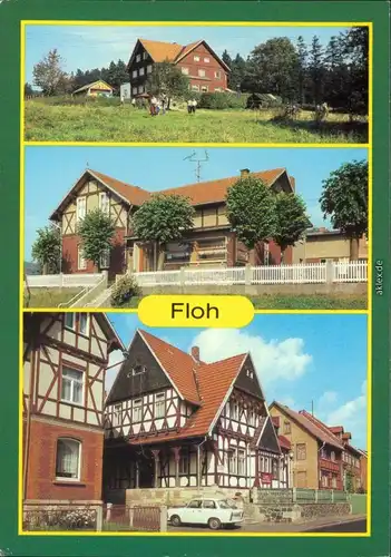 Floh Seligenthal Berggaststätte "Ebertswiese", Gasthaus "Feldschlösschen" 1983