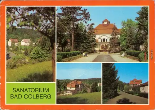 Bad Colberg Heldburg Sanatorium Mehrbild Ansichtskarte 1981