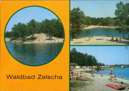 Zeischa Bad Liebenwerda Waldbad Ansichtskarte 1990