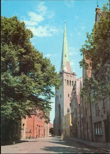 Reval Tallinn (Ревель) Таллин - Улица Лай/St. Olai-Kirche Lai-Straße 1982