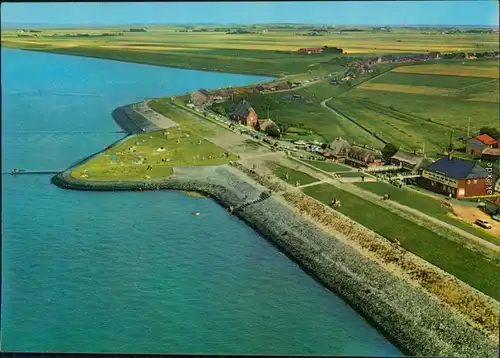 Ansichtskarte Nordstrand Nordstrand Luftbild 
1970