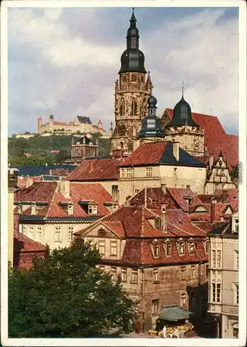 Coburg Panorama-Ansicht 64. Deutscher Wandertag 1963