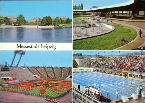 Leipzig Dt Hochschule, Alfred-Rosch-Straße, Zentralstadion, Schwimmstadion 1979