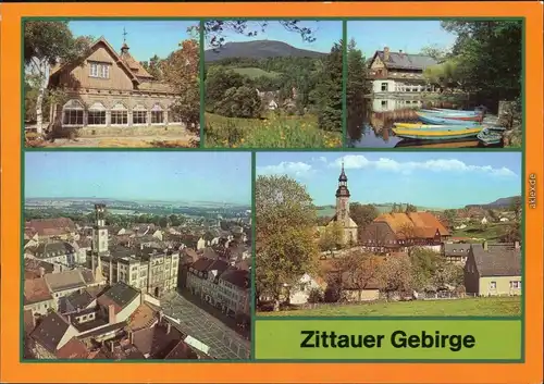 Zittau Oybin - Töpferbaude, Luftkurort Lückendorf - Blick zum Hochwald 1985