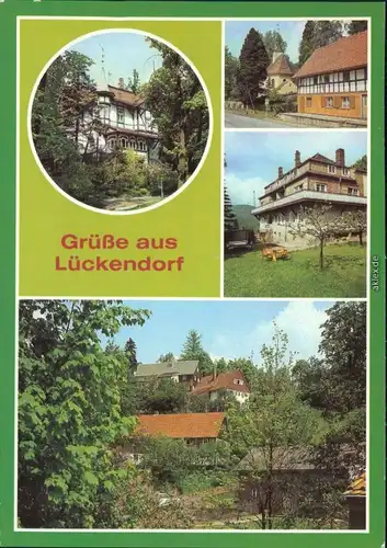 Lückendorf Oybin  FDGB-Erholungsheim "Karl Lucas", Teilansicht 1985