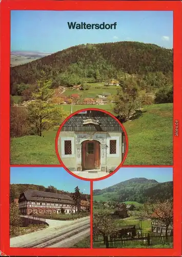 Waltersdorf Großschönau Ferienheim und Gaststätte "Sonnebergbaude" Lausche 1985