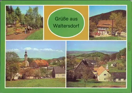 Waltersdorf Großschönau (Sachsen) Parkanlage, Konsumgaststätte "Grenzbaude 1985