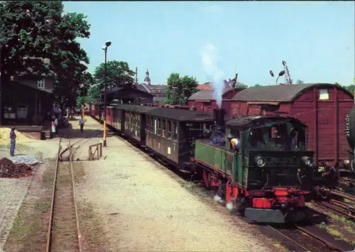 Radeburg Traditionsbahn Radebeul Ost-Radeburg Ansichtskarte Bild Heimat 1984