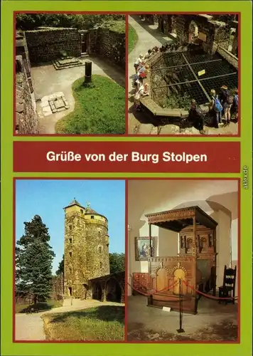 Stolpen Coselgrab, Brunnen, Johannisturm, im Coselturm 1984