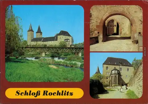 Rochlitz Schloß: Westportal, Schlosskapelle 1985