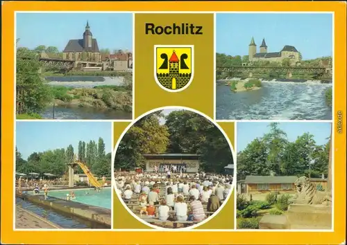 Rochlitz Freilichtbühne Muldeninsel, Waldschänke am Rochlitzer Berg 1986