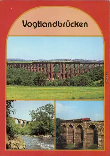 Syratal Plauen (Vogtland) Göltzschtalbrücke 
Elstertalbrücke ( 1985