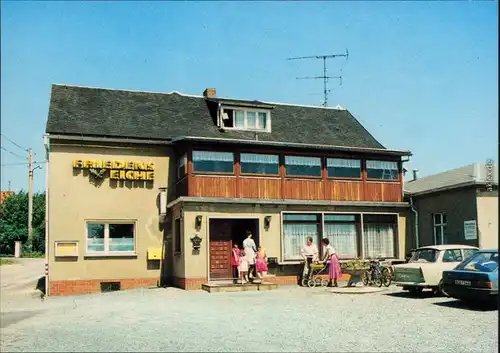 Walddorf-Kottmar Gaststätte "Friedenseiche" Ansichtskarte 
1988