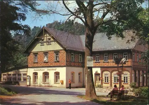 Altjonsdorf HO-Gaststätte "Gondelfahrt" Ansichtskarte 1983