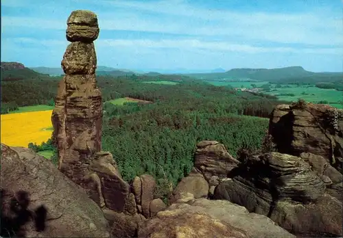 Pfaffendorf-Königstein (Sächsische Schweiz) Pfaffenstein und Barbarine 1982