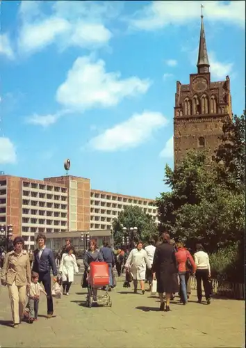 Rostock Hotel Warnow Ansichtskarte 1982