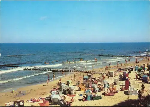 Koserow Strand  Ansichtskarte 1985