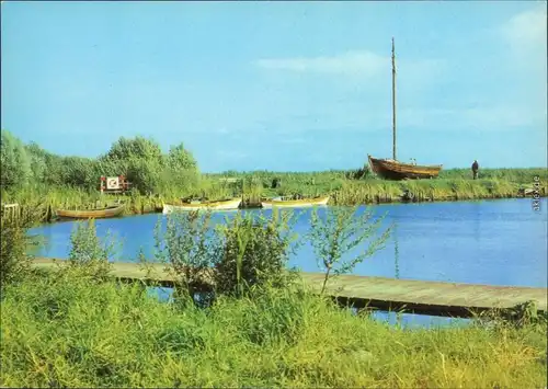 Ahrenshoop Althäger Hafen Ansichtskarte 1981