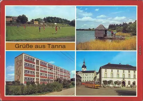 Tanna Stadion Naherholungsgebiet Leitenteiche Theodor-Neubauer Oberschule  1986