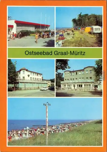 Graal-Müritz Broilergaststätte, Zeltplatz Uhlenflucht Konsum-Gaststätte   1983