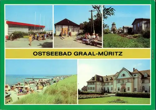 Graal-Müritz Broilergaststätte Café "Seeblick", Ferienobjekt Strandperle,  1983