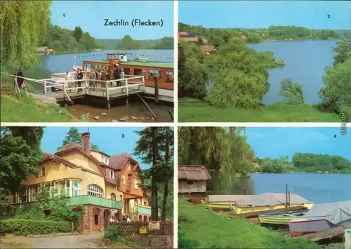 Flecken Zechlin 1. Dampferanlagestelle FDGB-Erholungsheim  See 1976
