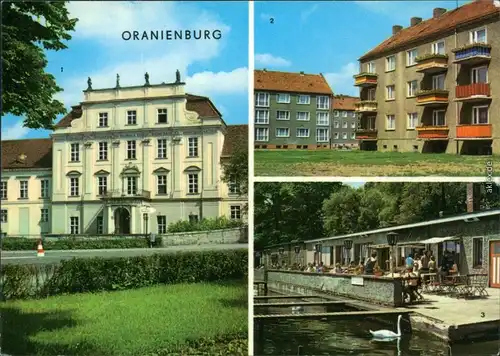 Oranienburg 1. Schloß, 2. Mathias-Thesen-Straße, 3. Am Lehnitzsee 1975
