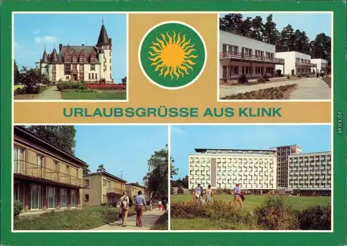 Klink (Müritz) FDGB-Erholungsheim "Schloß Klink", Bettenhäuser 1983