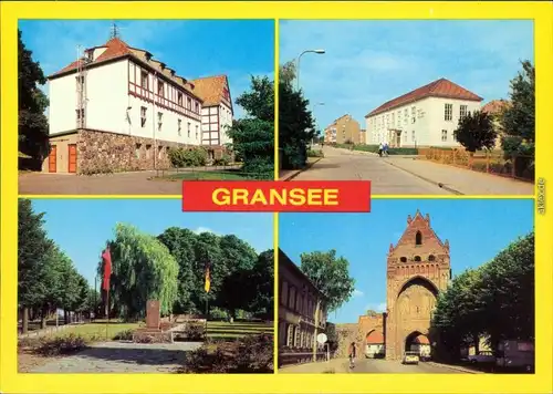 Gransee Kreiskrankenhaus, Werner-Seelenbinder-Oberschule, Platz   1983
