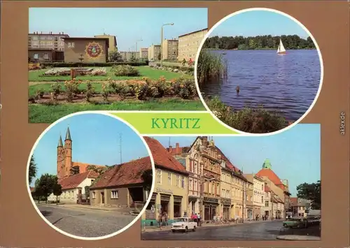Kyritz Otto-Grotewohl-Straße, Am Untersee, Marienkirche, Platz des Friedens 1981
