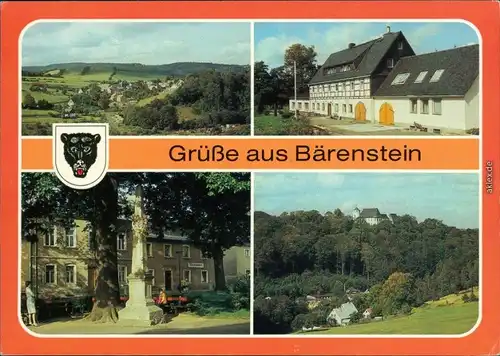 Bärenstein Altenberg (Erzgebirge)   -  Baustoffkombinat "Rotes Banner"   1987