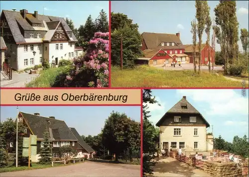 Oberbärenburg Altenberg (Erzgebirge) FDGB-Erholungsheim "Arno Lade",  1987