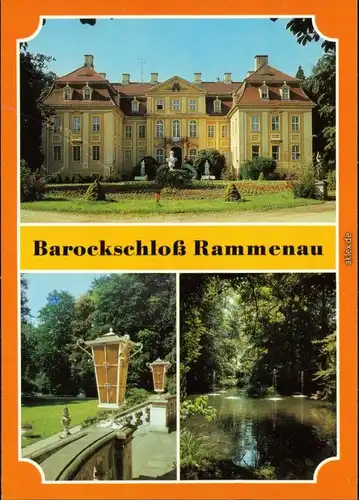 Rammenau-Bischofswerda Barockschloss verschiedene Ansichten 1986