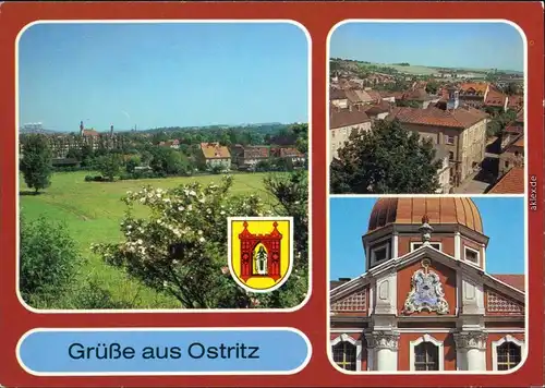 Ostritz (Oberlausitz Ostritzer Berg Kloster Marienthal - Fassadendetail 1986