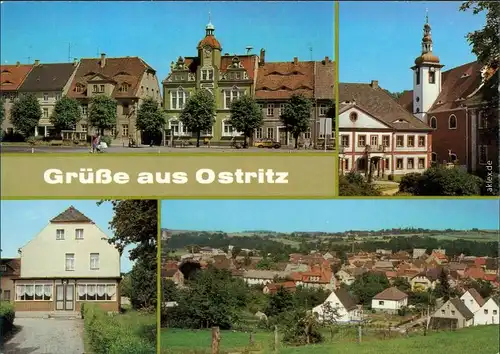 Ostritz (Oberlausitz) Wostrowc Karl-MArx-Platz Kloster   1986