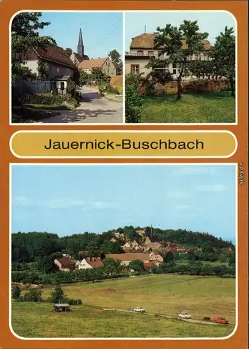 Jauernick Buschbach Markersdorf (Oberlausitz)   Kreuzbergbaude Gartenseite 1986