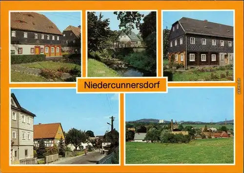 Niedercunnersdorf Kottmar Heimatmuseum "Alte Weberstube"  1986