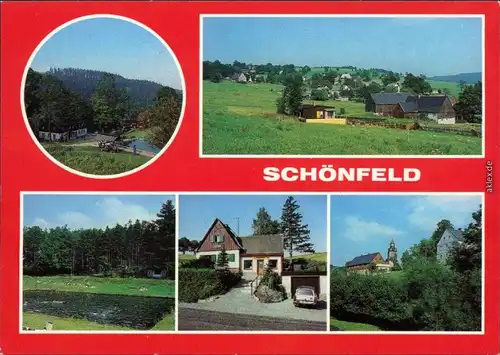 Schönfeld Dippoldiswalde B-heim Waldbad, OT Oberpöbel: Vesperstübel 1986