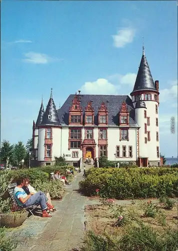 Klink (Müritz) FDGB-Erholungsheim "Schloß Klink" Ansichtskarte 1989