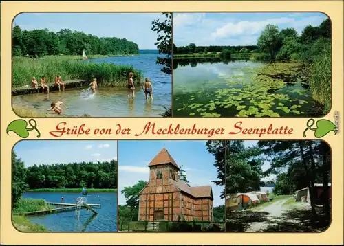  Mecklenburger Seenplatte: Müritz, Mühle, Campingplatz 1987