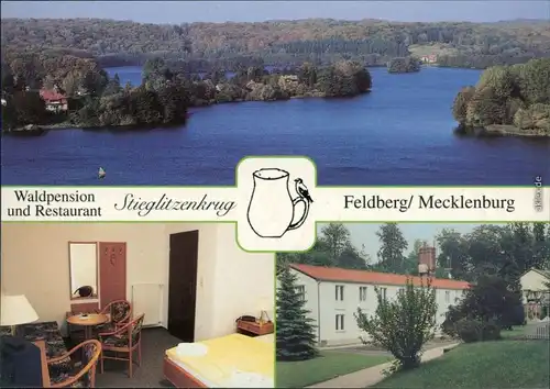 Feldberg Feldberger Seenlandschaft Waldpension Restaurant Stieglitzenkrug 1987