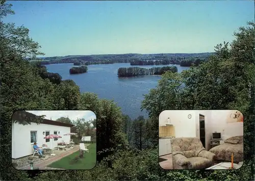 Feldberg Feldberger Seenlandschaft Pension Schipner Ansichtskarte 1990