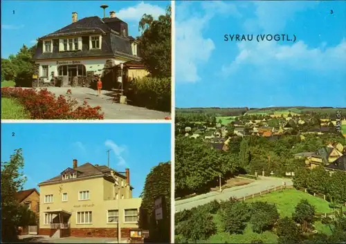 Syrau (Vogtland) Drachenhöle, Gaststätte "Haus Vogtland", Übersicht 1981