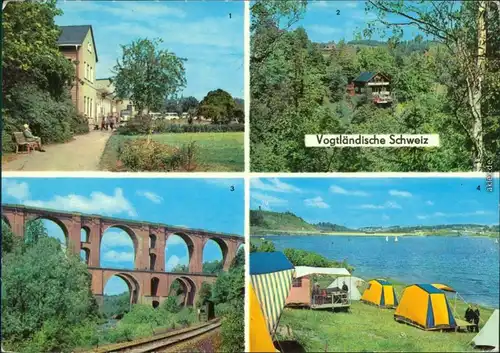 Jocketa Pöhl Mehrbildkarte Ansichtskarte 1981
