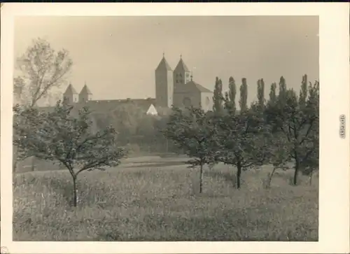 Ansichtskarte  Klosterkirche - Schwarzmünchbach 1954 Privatfoto 