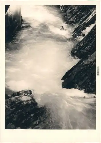 Ramsau (Wimbachtal) Wimbachklamm 1954 Privatfoto nr 5