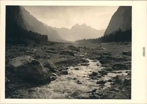 Ramsau (Wimbachtal) Wimbachklamm xx 1954 Privatfoto