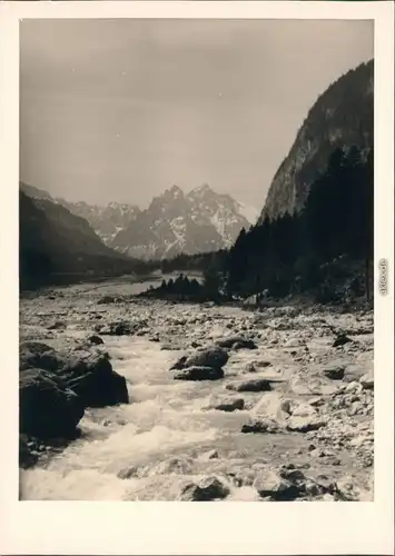 Ramsau (Wimbachtal) Wimbachgries Alm 1954 Privatfoto