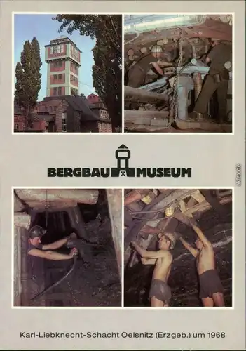 Oelsnitz (Erzgebirge) Bergbaumuseum: Förderturm, Umbau   1986